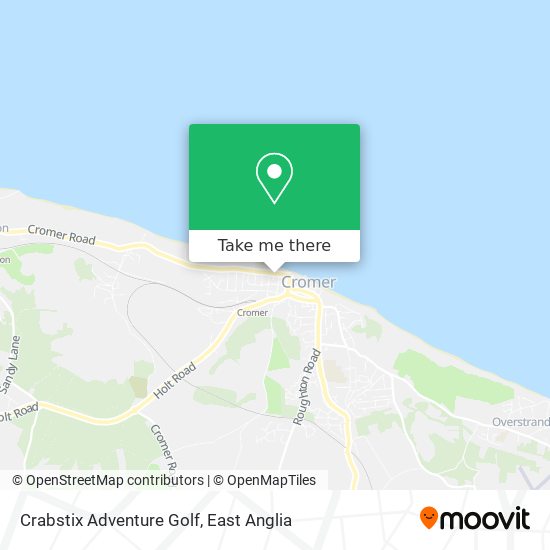 Crabstix Adventure Golf map