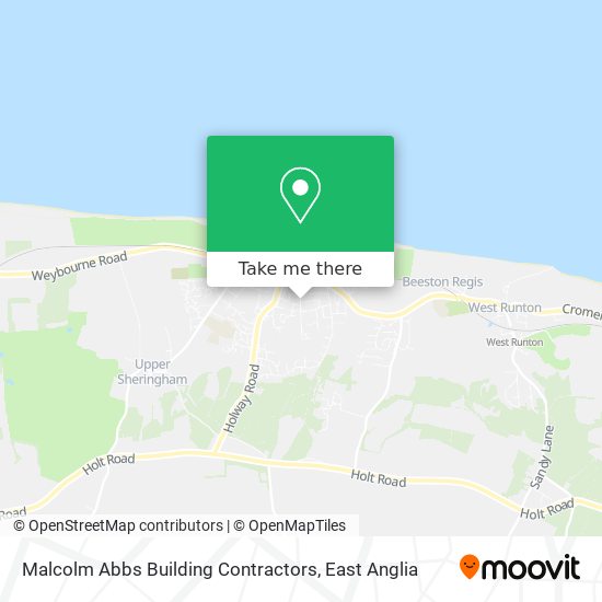 Malcolm Abbs Building Contractors map