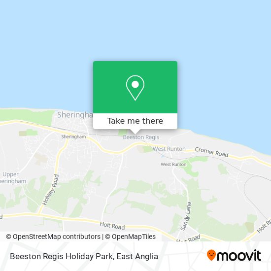 Beeston Regis Holiday Park map