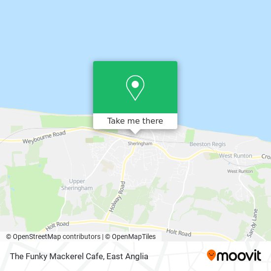 The Funky Mackerel Cafe map