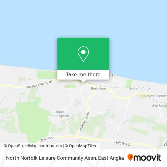 North Norfolk Leisure Community Assn map