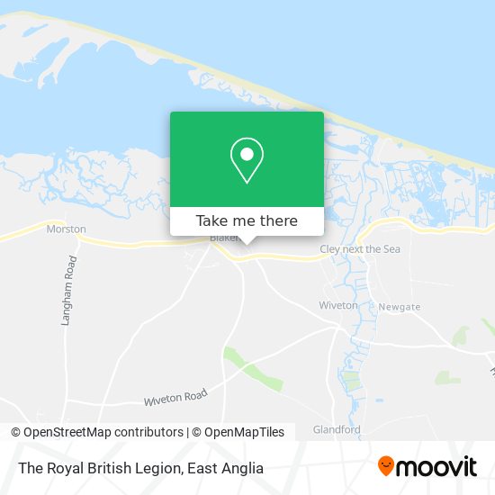 The Royal British Legion map