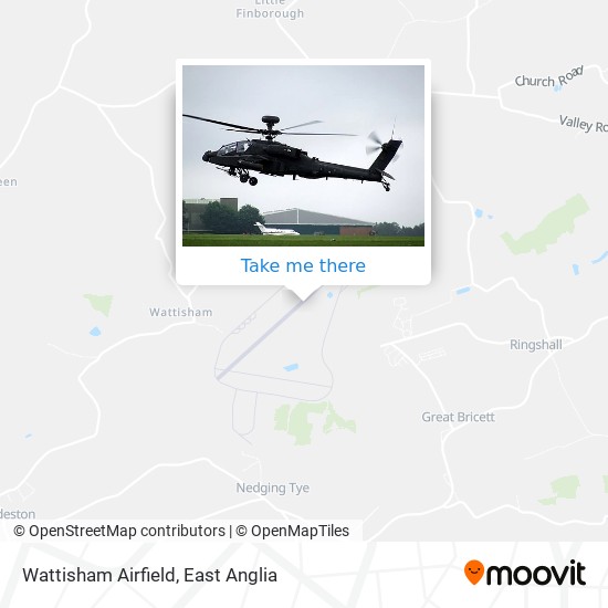 Wattisham Airfield map