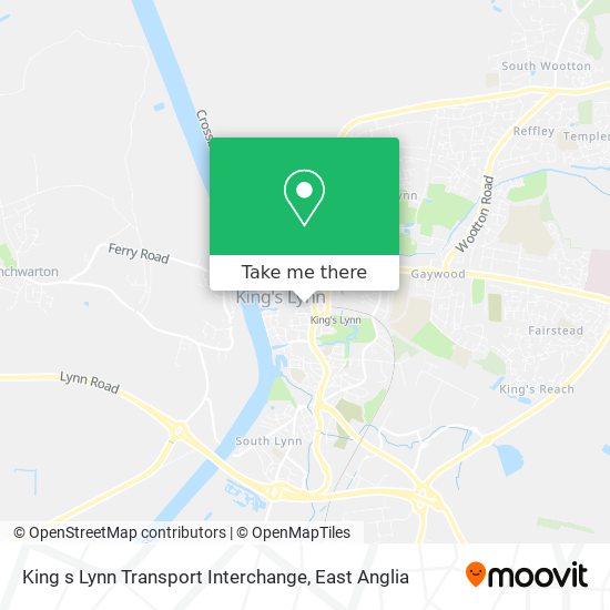 King s Lynn Transport Interchange map