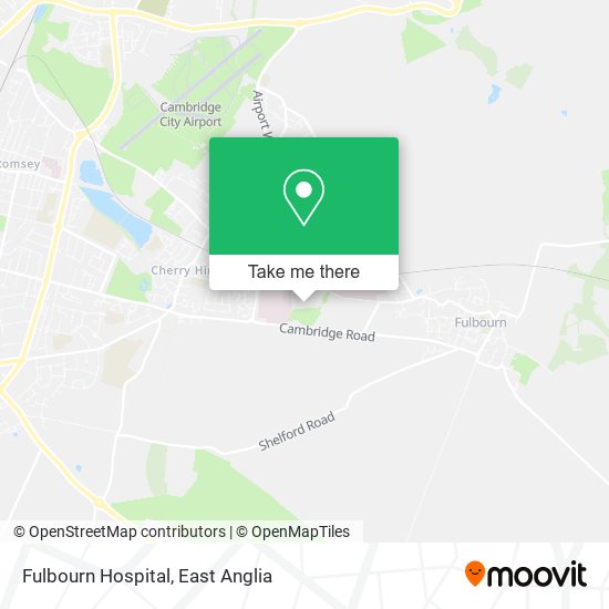 Fulbourn Hospital map