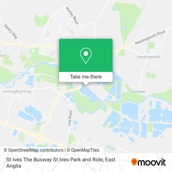 How to get to St Ives The Busway St Ives Park and Ride in