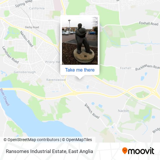 Ransomes Industrial Estate map