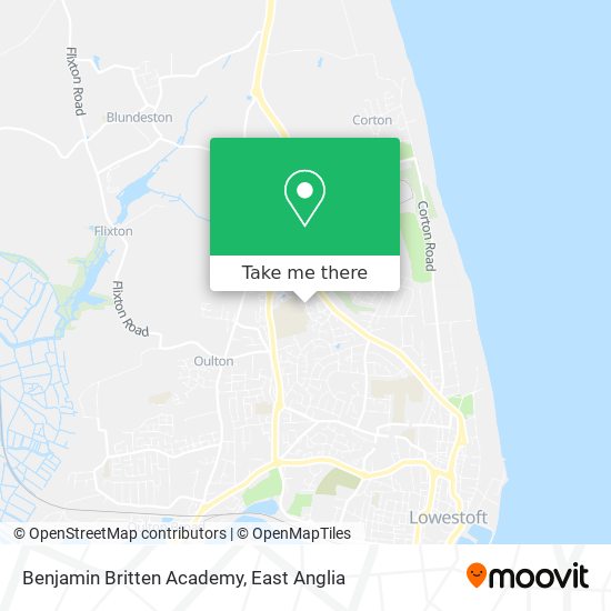 Benjamin Britten Academy map