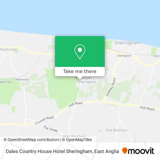 Dales Country House Hotel Sheringham map