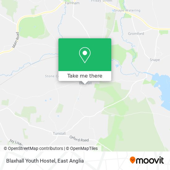 Blaxhall Youth Hostel map