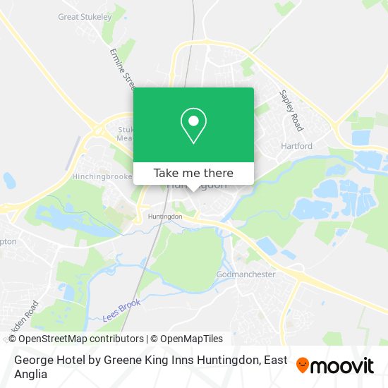 George Hotel by Greene King Inns Huntingdon map