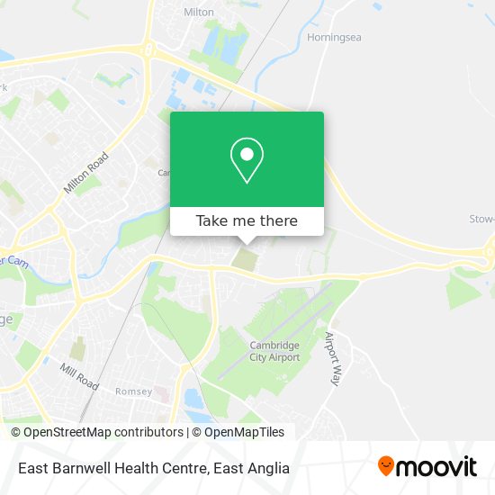 East Barnwell Health Centre map