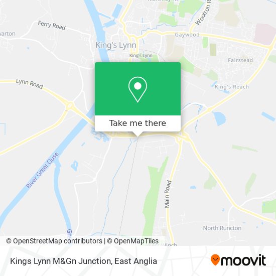 Kings Lynn M&Gn Junction map