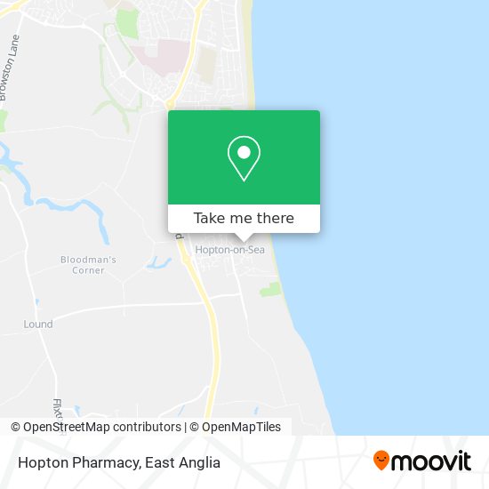 Hopton Pharmacy map