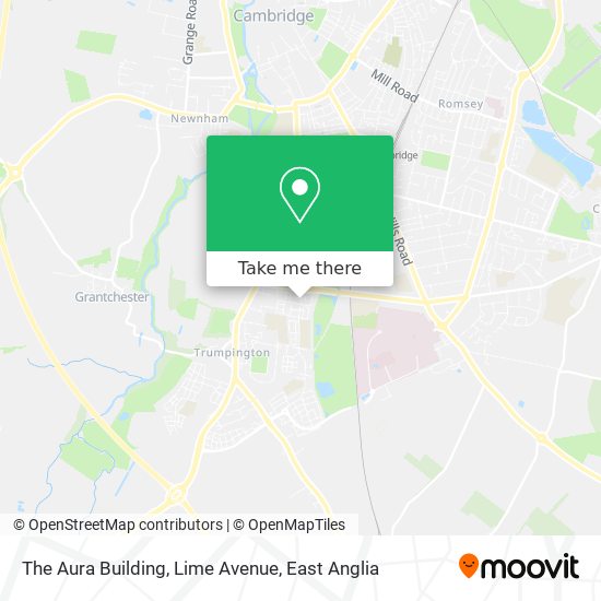 The Aura Building, Lime Avenue map