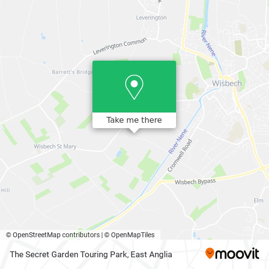 The Secret Garden Touring Park map