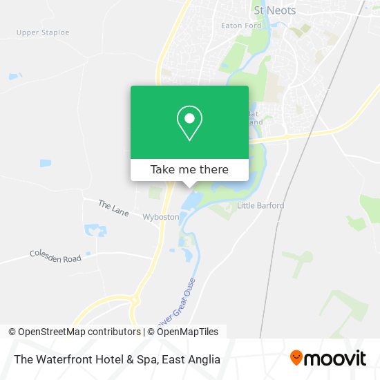 The Waterfront Hotel & Spa map