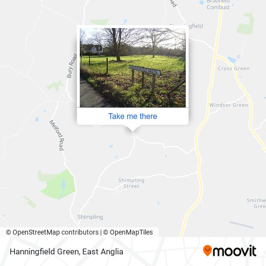 Hanningfield Green map