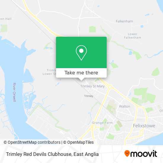 Trimley Red Devils Clubhouse map