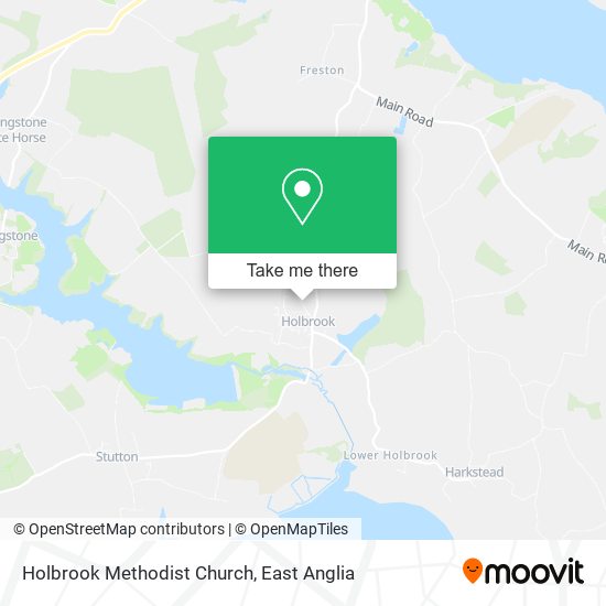 Holbrook Methodist Church map