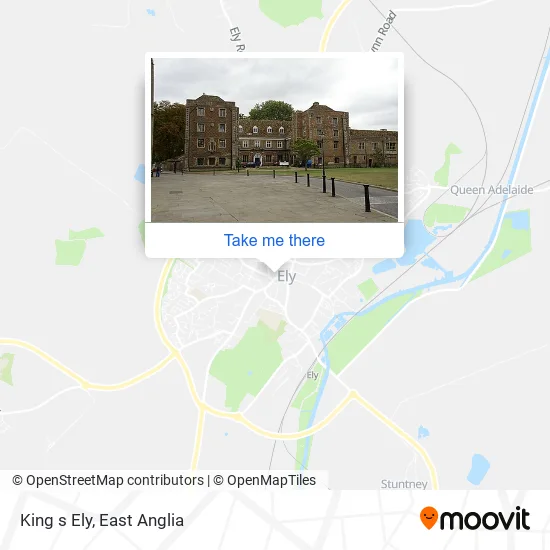King s Ely map