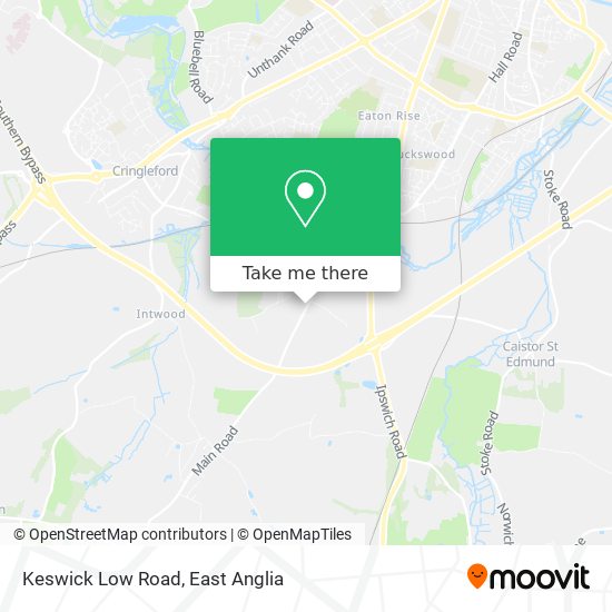 Keswick Low Road map