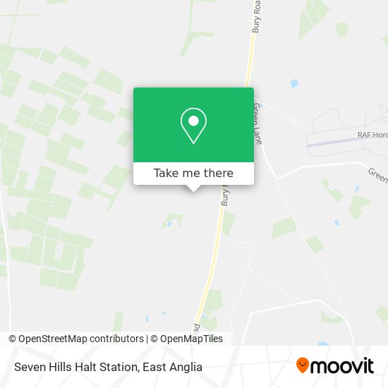 Seven Hills Halt Station map