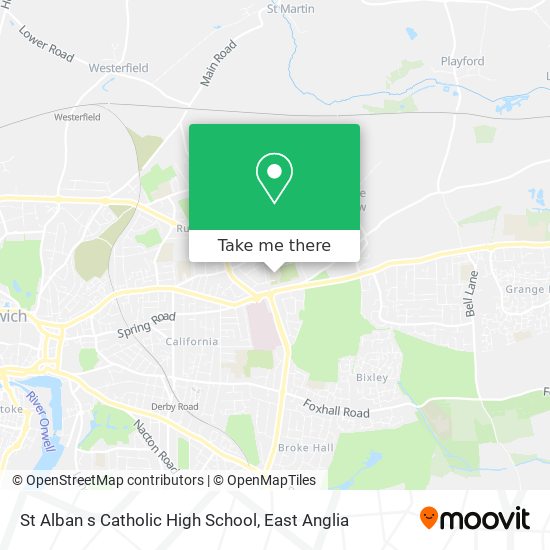 St Alban s Catholic High School map