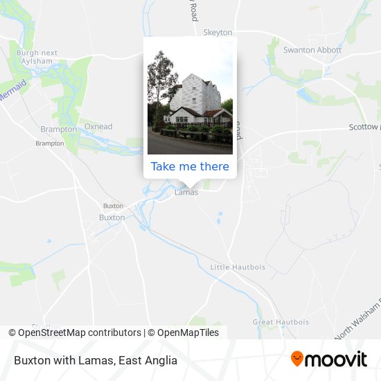Buxton with Lamas map