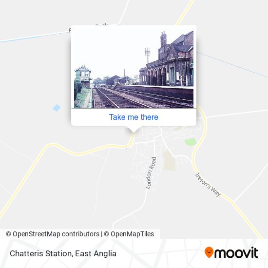 Chatteris Station map