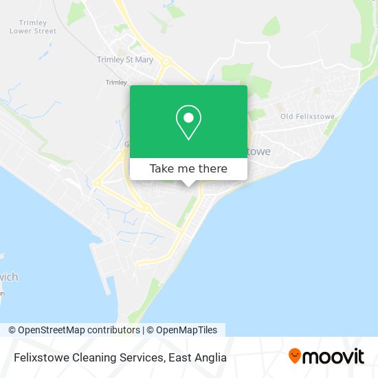 Felixstowe Cleaning Services map