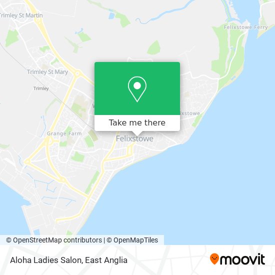 Aloha Ladies Salon map