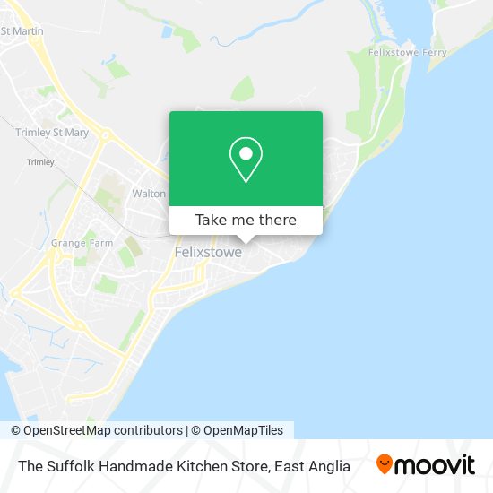 The Suffolk Handmade Kitchen Store map