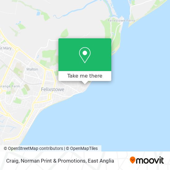 Craig, Norman Print & Promotions map