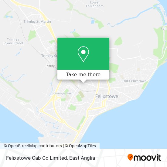 Felixstowe Cab Co Limited map