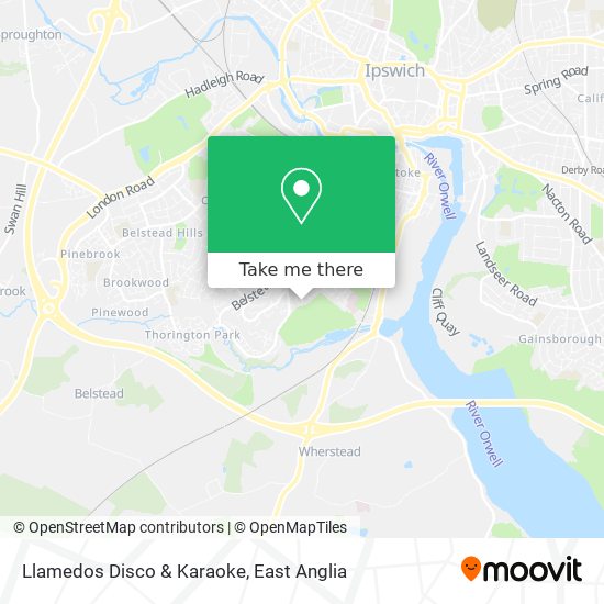 Llamedos Disco & Karaoke map