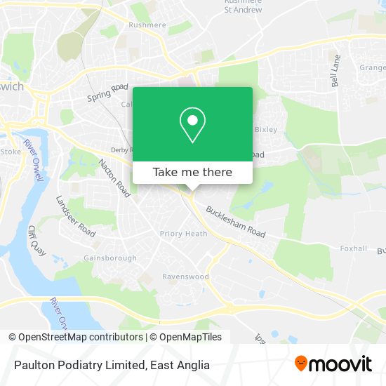 Paulton Podiatry Limited map