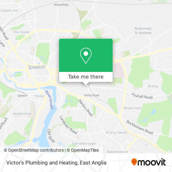 Victor's Plumbing and Heating map