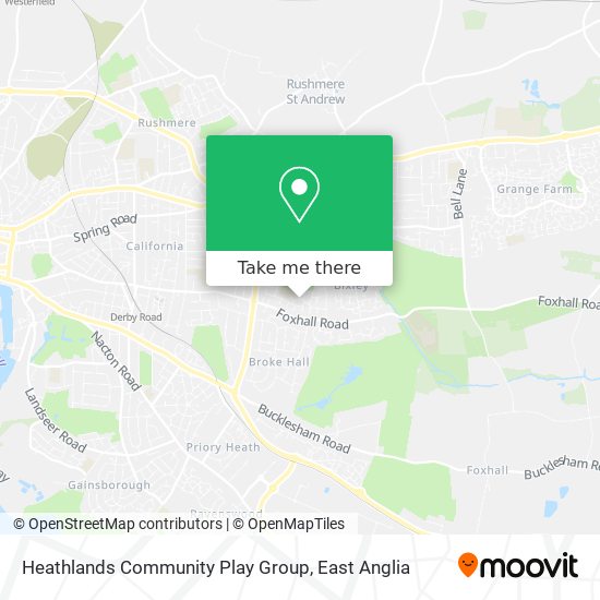 Heathlands Community Play Group map