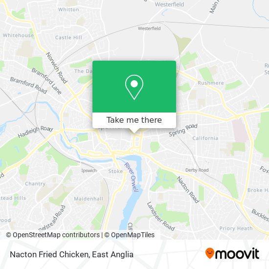 Nacton Fried Chicken map