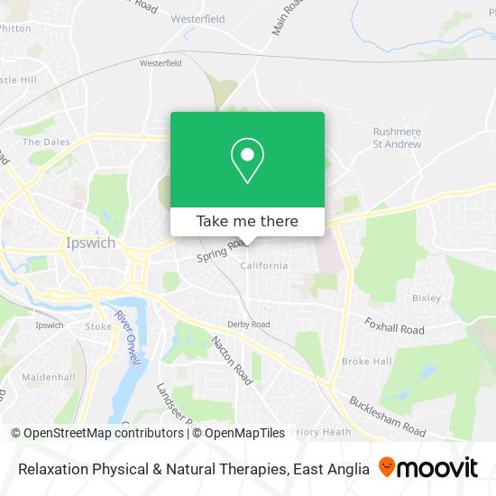 Relaxation Physical & Natural Therapies map