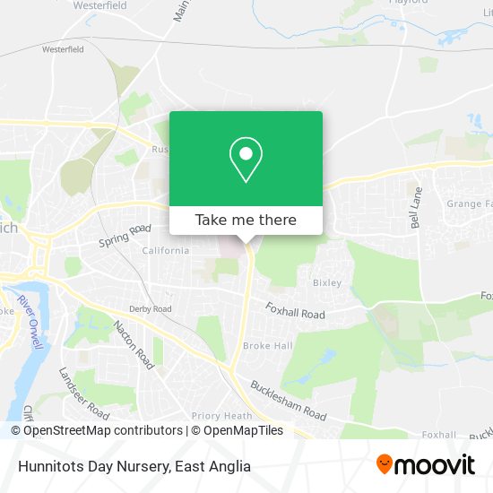 Hunnitots Day Nursery map