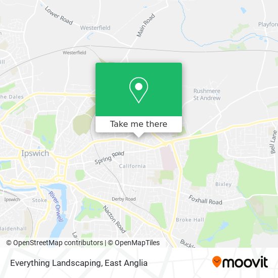 Everything Landscaping map