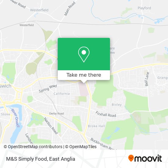 M&S Simply Food map