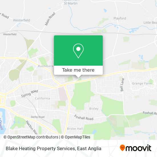 Blake Heating Property Services map