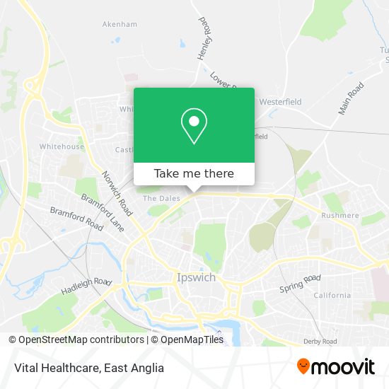 Vital Healthcare map