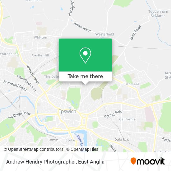 Andrew Hendry Photographer map