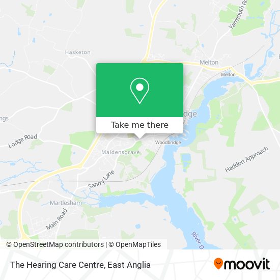 The Hearing Care Centre map