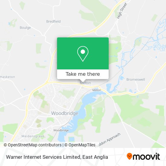 Warner Internet Services Limited map