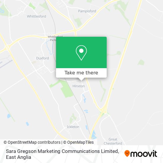Sara Gregson Marketing Communications Limited map